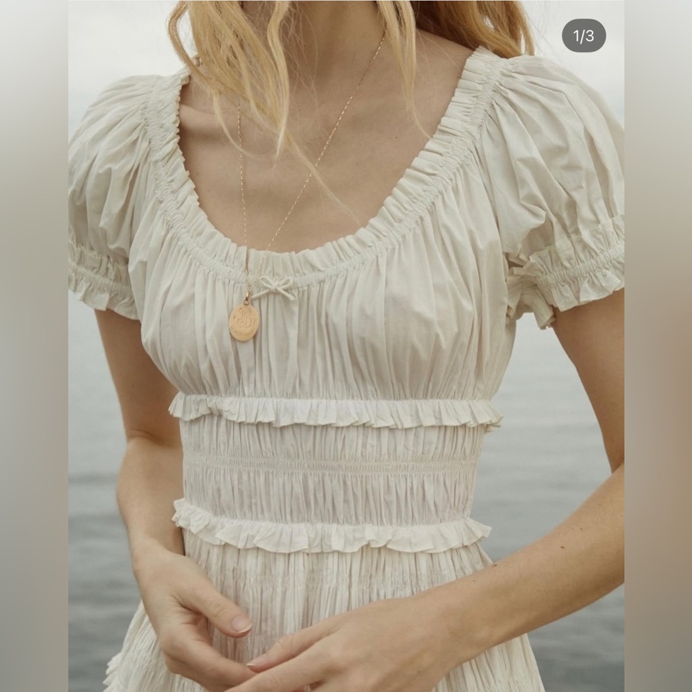 🛑SOLD🛑 Doen Leanne Dress in Salt - Picture 1 of 15